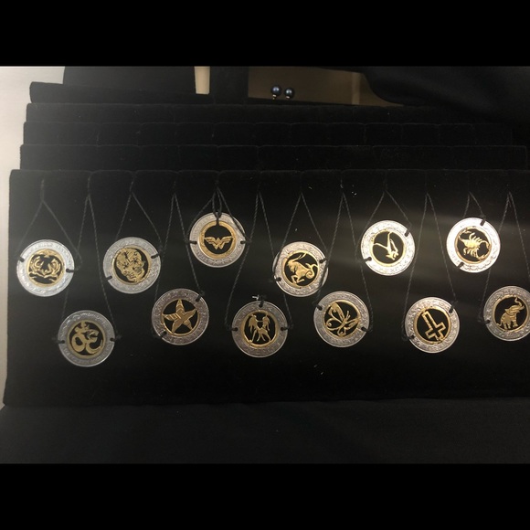 Coin craft as pendants. Handmade. - Picture 3 of 8